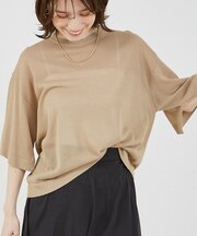 シアーニットプルオーバー