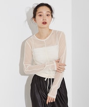 フロントシャーリング シアー ロンT