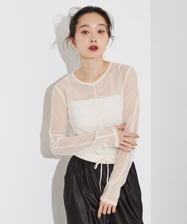 フロントシャーリング シアー ロンT