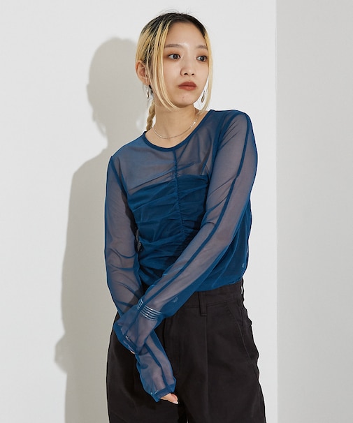 フロントシャーリング シアー ロンT