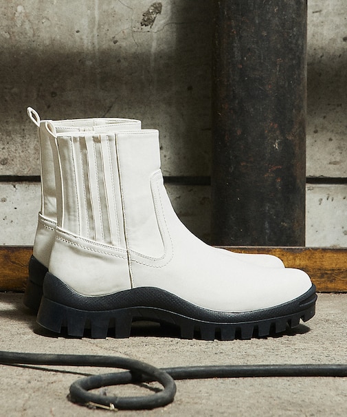 【LAROUTE】厚底 ショートサイドゴアブーツ