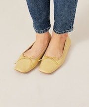 ソフトスクエアトゥ バレエシューズ