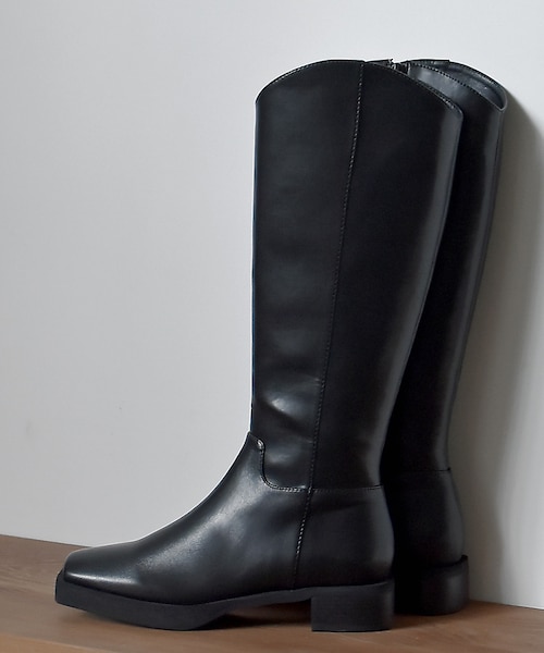 ＜CORSO ROMA 9＞レザー ロングブーツ 36【ユナイテッドアローズ】 CORSO ROMA 9＞レザー ロングブーツ