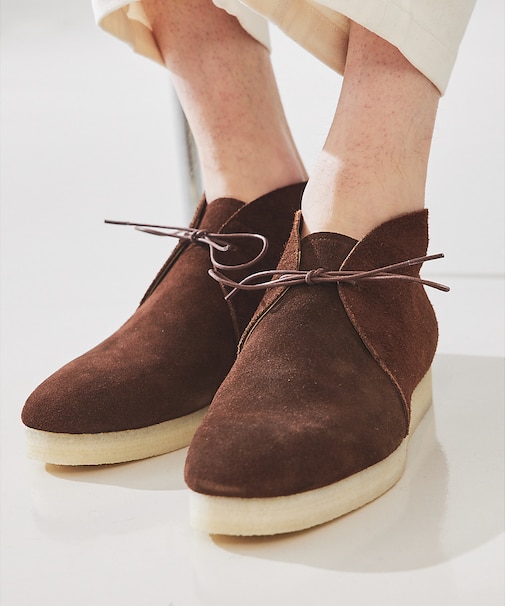 【MADE IN JAPAN】ワンアイレット クレープソール チャッカブーツ