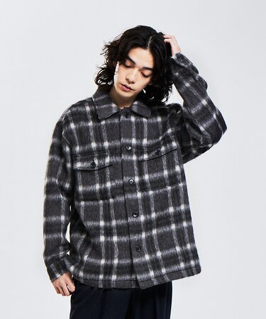 【AH ABAHOUSE】シャギー CPOジャケット