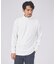 起毛 スムース モックネック 長袖 Ｔシャツ