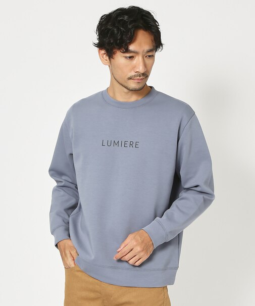 【LUMIERE】シルキー ロゴ プルオーバー