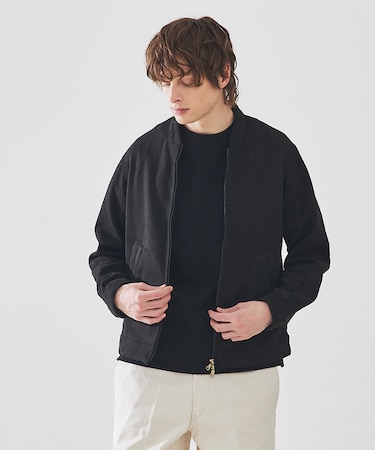 【セットアップ対応】フェイクスウェード 変形 フライトジャケット