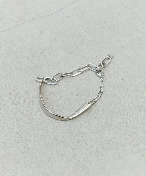 プレートチェーンブレスレット