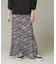 オリジナルプリントマーメイドマキシスカート