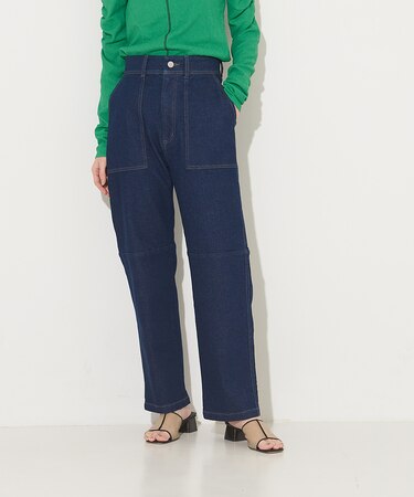 ベイカーデニムパンツ