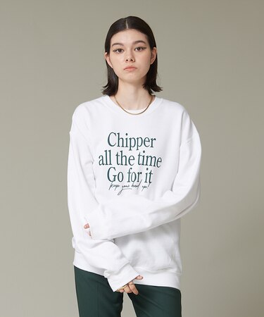 裏起毛ロゴスウェット