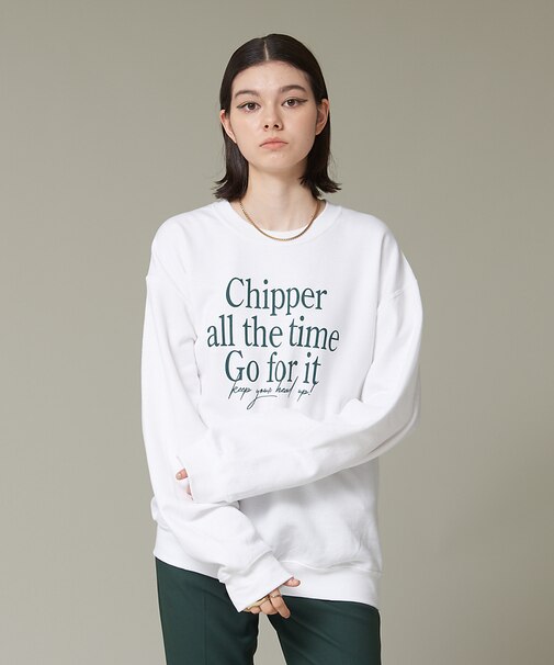 裏起毛ロゴスウェット