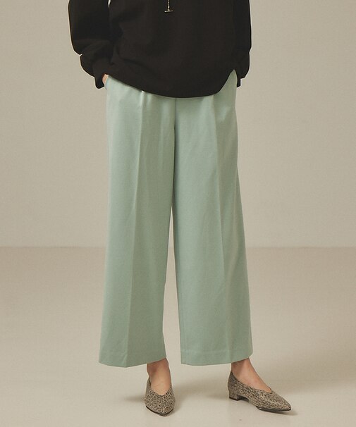 【セットアップ対応】カルゼジャージーワイドパンツ