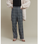 【セットアップ可能】チェックタックパンツ