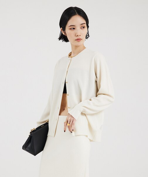 【COCUCA】ウールカーディガン