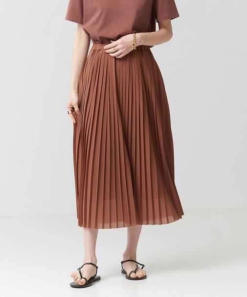 【COCUCA】プリーツジャージスカート