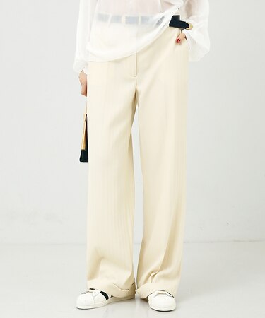 【TOTEME】ヘリンボーンスーチングトラウザー