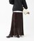 【COCUCA】ベルベット マキシスカート
