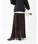 【COCUCA】ベルベット マキシスカート