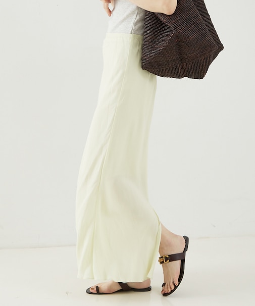 【COCUCA】【WEB限定カラー】バイヤスマキシスカート