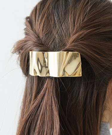 【LELET NY】CRINKLE BARRETTE/クリンクルバレッタ