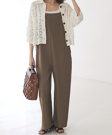 【セットアップ対応/大人のいちまんワンピ】クールタッチサテンサロンペット