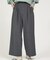 グレンチェックタックワイドパンツ