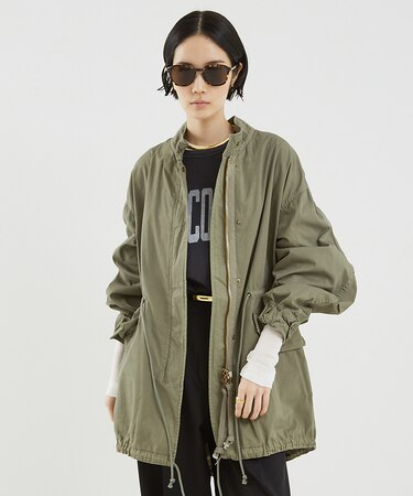 【COCUCA】製品染めミリタリーコート