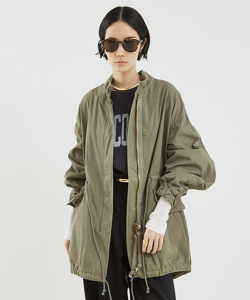 【COCUCA】製品染めミリタリーコート