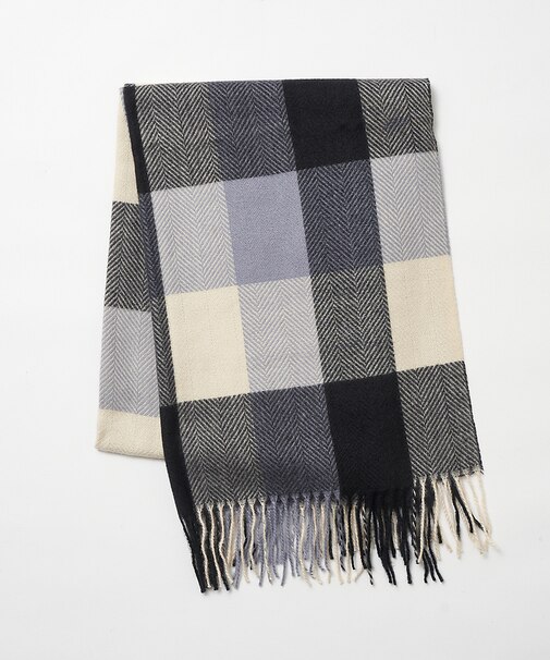 ブロックチェックストール