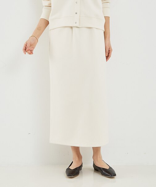 【セットアップ対応】シルキーダンボールタイトスカート