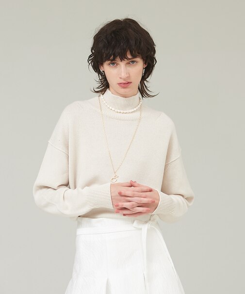 天竺タートルニット