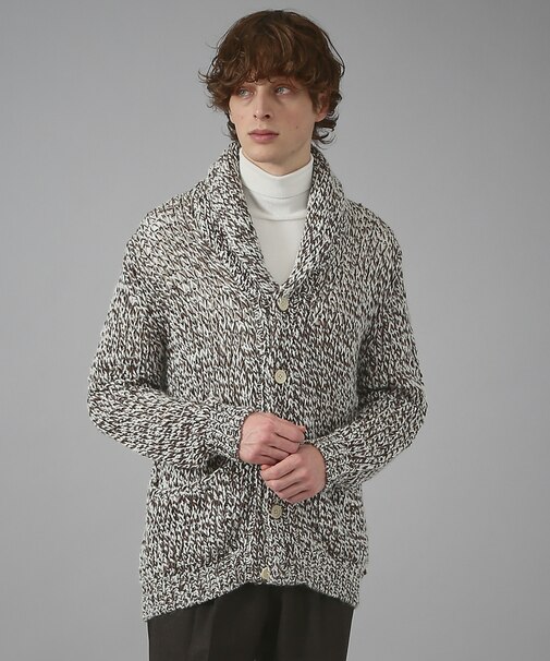 ミックスヤーンショール カーディガン