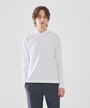 ストレッチ 変形 長袖Tシャツ