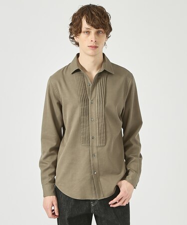 ピンタックシャツ