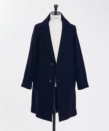 カルゼツイードロングカーコート