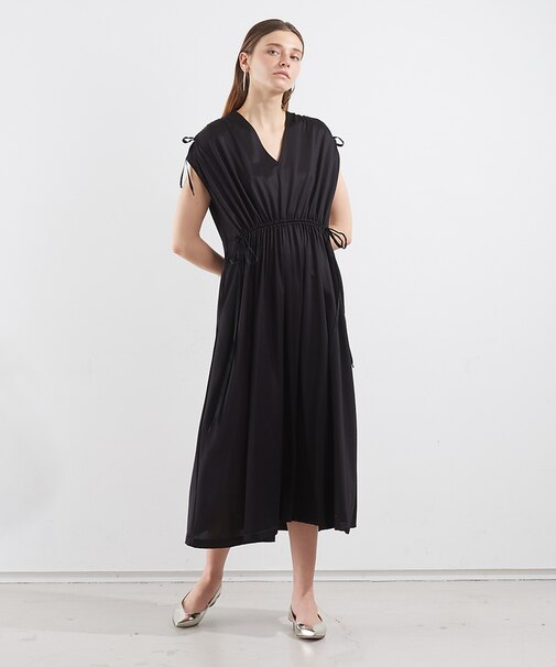 トリアセコットンギャザーワンピース