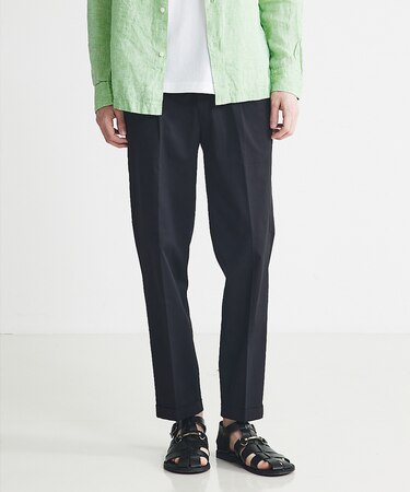 リバーストレッチ テーパードパンツ