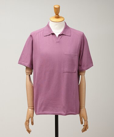 ショートスリーブニットポロシャツ