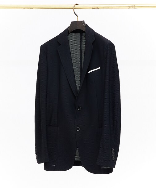 【セットアップ対応】メッシュ ストレッチ プリント ジャケット