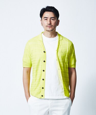 roberto collina / ロベルトコリーナ 半袖ニットシャツ