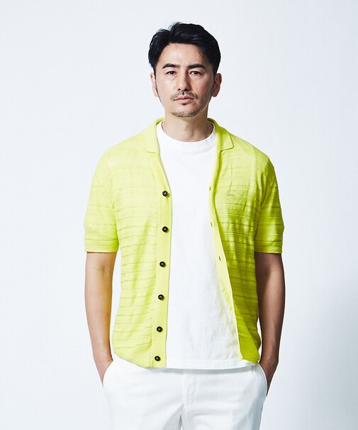 roberto collina / ロベルトコリーナ 半袖ニットシャツ