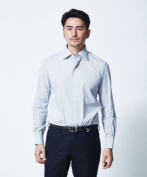 SOKTAS ドビーチェックシャツ