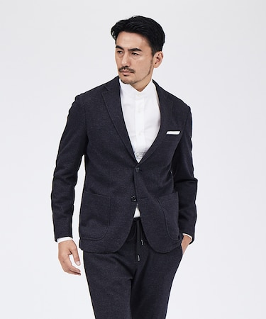 【WEB別注/セットアップ対応】ハウンドトゥースジャージ ジャケット