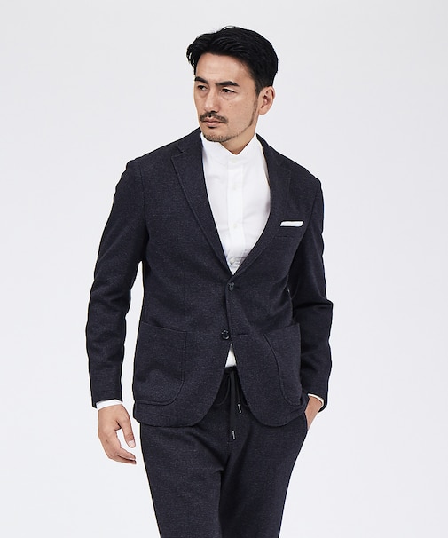 【WEB別注/セットアップ対応】ハウンドトゥースジャージ ジャケット