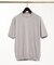ICE COTTON クルーネック ニットTシャツ