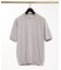 ICE COTTON クルーネック ニットTシャツ