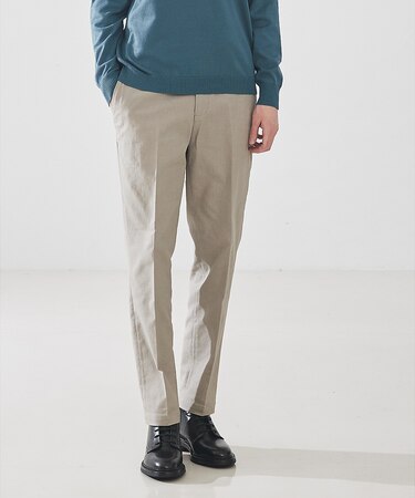 ストレッチデニムツイル テーパードパンツ