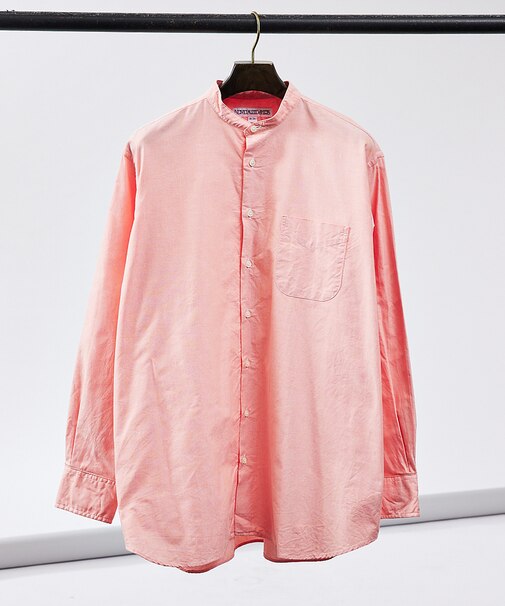 【別注】Individualized shirts / オックス バンドカラーシ